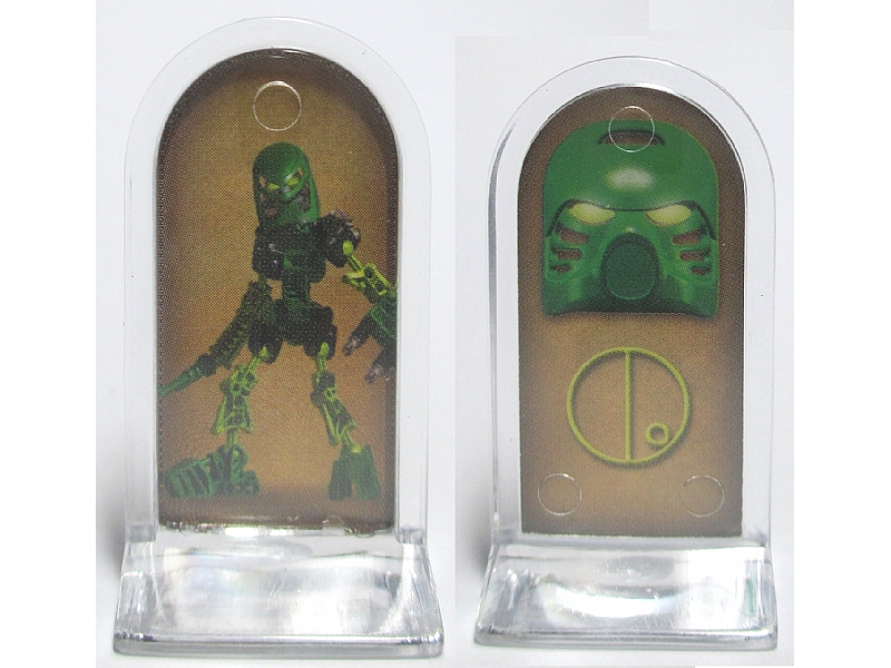 BIONICLE Mask of Light: The Board Game - Play Pawn, Toa Mask Green