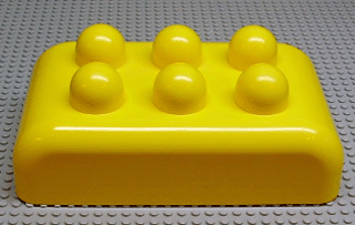Storage Canister Rectangular Lid with Six Round Studs
