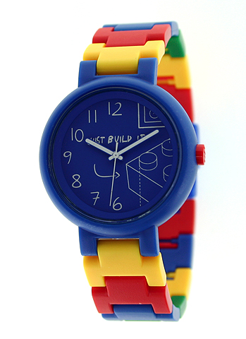 Watch Set, Classic Adult's (Blue 'Just Build It' Dial / Blue Bezel)