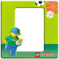 Photo Frame Magnetic LEGO Writing Systems - All Sport