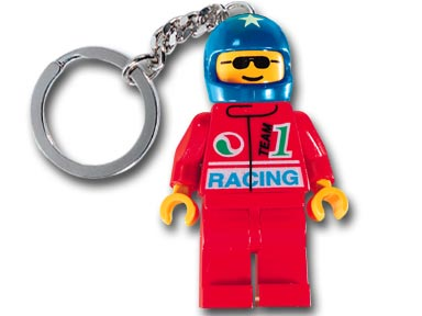Race Car Driver Key Chain