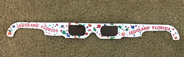 Glasses, 3D with LEGOLAND Florida and Bricks Pattern