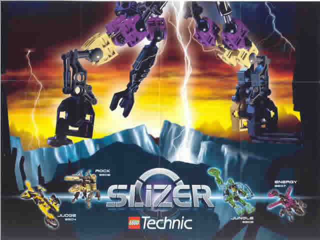Slizer (Throwbot) Poster 1999 - (Sets 8504, 8505, 8506, 8507)