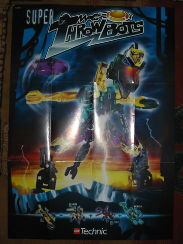 Throwbot (Slizer) Poster 1999 - (Sets 8504, 8505, 8506, 8507)