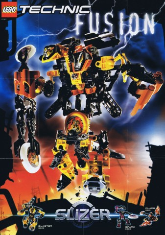 Slizer (Throwbot) Poster 2000 - (Sets 8521, 8522, 8523)