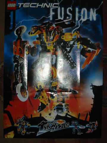 Throwbot (Slizer) Poster 2000 - (Sets 8521, 8522, 8523)