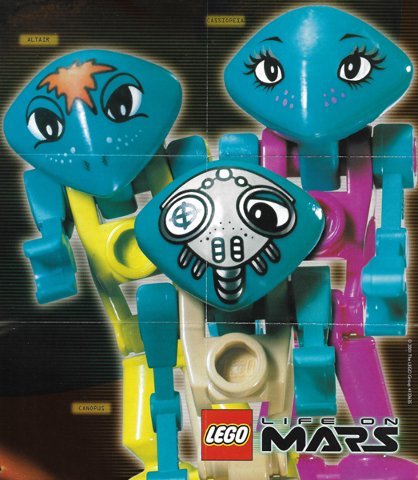 Life on Mars Mini-Poster - Altair, Canopus, and Cassiopeia