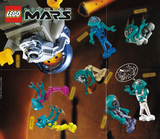 Life on Mars Mini-Poster - BB with Altair, Antares, Canopus, Cassiopeia, Centauri, Mizar, and Pollux