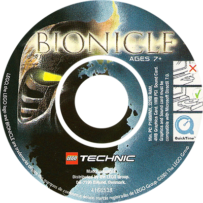 BIONICLE Promotional US CD-ROM, 1.00