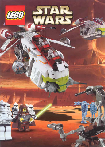 Postcard - Star Wars Set 7163 Republic Gunship 1