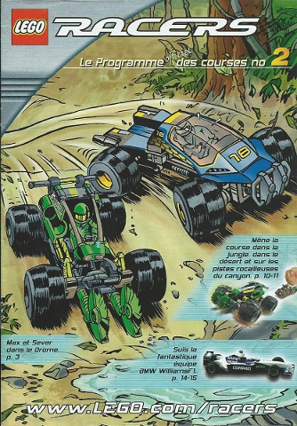 Racers Official Guide and Comic Book - Le Programme Officiel des Courses no 2 (418.4394-FR / 418.4561-BLX-F)