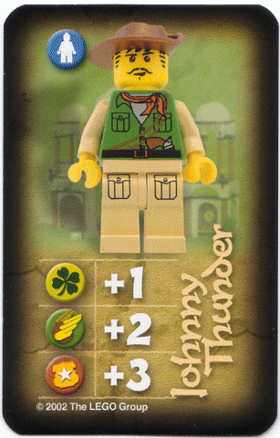 Orient Expedition Game Card, Hero - Johnny Thunder (India)