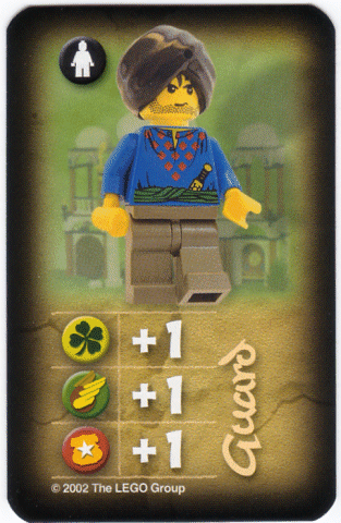 Orient Expedition Game Card, Villain - Guard (India)