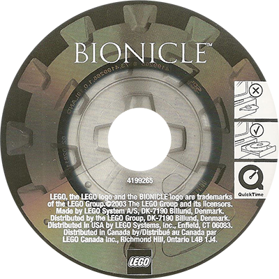 BIONICLE Nuhvok-Kal CD-ROM