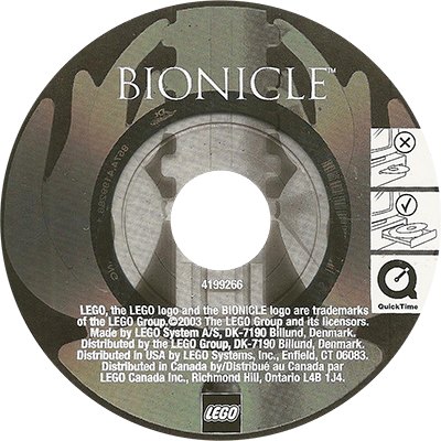 BIONICLE Tahnok-Kal CD-ROM