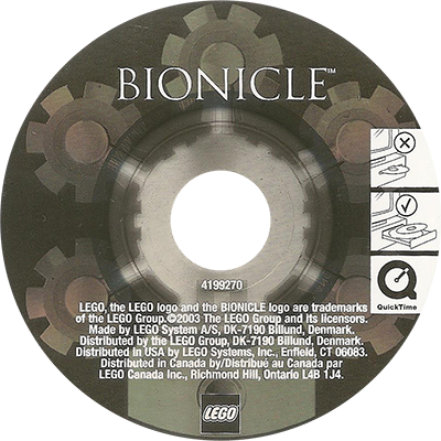 BIONICLE Kohrak-Kal CD-ROM