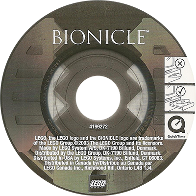 BIONICLE Lehvak-Kal CD-ROM