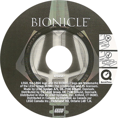BIONICLE Turahk CD-ROM