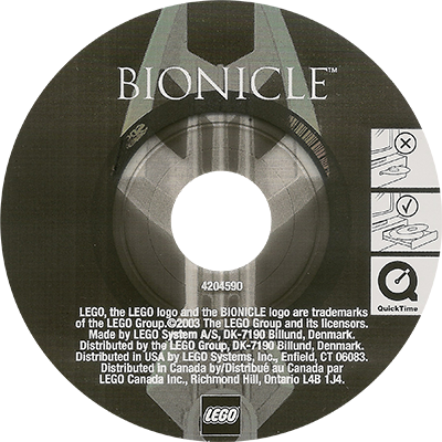 BIONICLE Panrahk CD-ROM