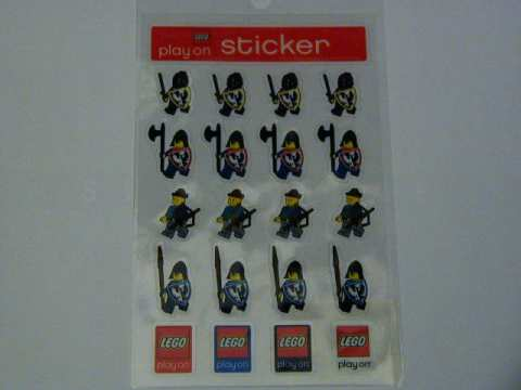 Sticker Sheet, Minifigures Sheet, Castle