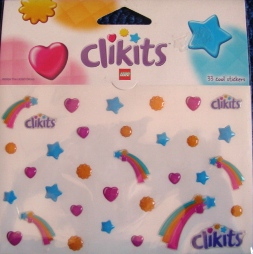 Sticker Sheet, Clikits - 33 Cool Stickers