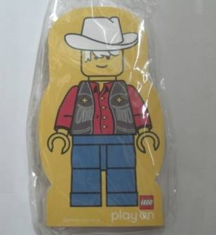 Memo Pad Minifigure - (E) Cowboy
