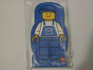 Memo Pad Minifigure - (G) Overalls Blue