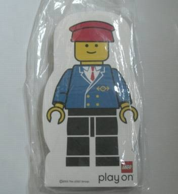 Memo Pad Minifigure - (L) Railway Employee
