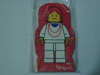 Memo Pad Minifigure - (Q) Necklace Red