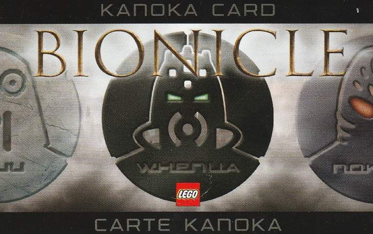 BIONICLE Kanoka Card - Whenua - 180 Points