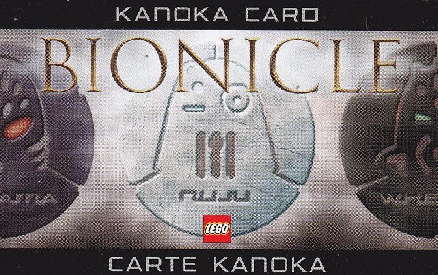 BIONICLE Kanoka Card - Nuju - 180 Points