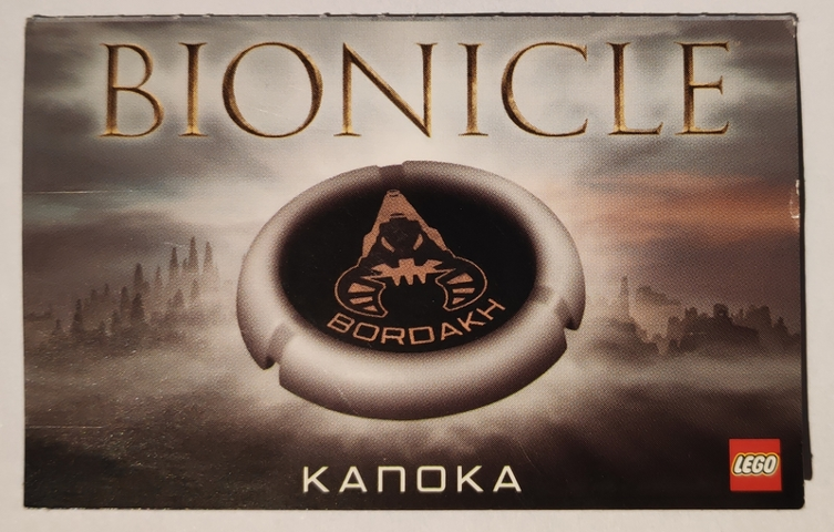 BIONICLE Kanoka Card - Bordakh - 180 Points
