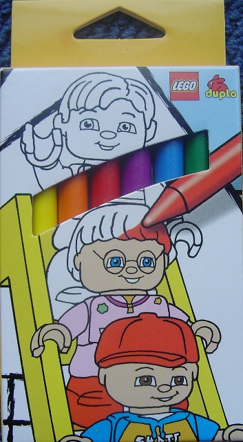 Crayons, Wax Duplo 6 Colors