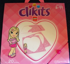 Letter Set (25 Letter Paper & 8 Envelopes), Clikits Heart