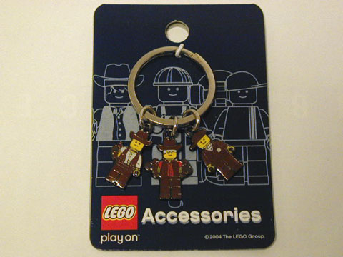 Minifigures Metal Key Chain - Western (Brown)