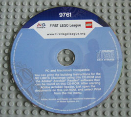 Education Instruction CD-ROM for 9761 (FIRST LEGO League (FLL) 2004 - No Limits)