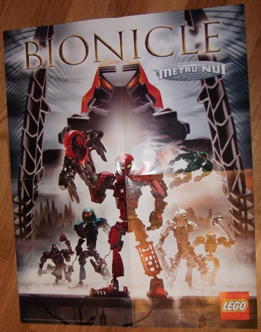 BIONICLE Poster, Metru Nui, Six Characters (Double-Sided)