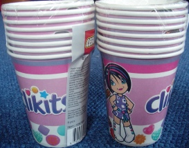 Party Cups Clikits (8 Pieces)