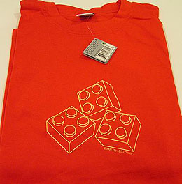 T-Shirt, Three 2 x 2 Bricks