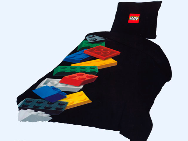 Bedding, Duvet Cover and Pillowcase (140 x 200 cm) - Bricks