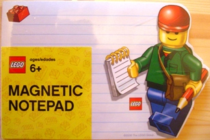 Notepad, Magnetic (Shaped with Minifigure Print)