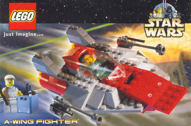 Postcard - Star Wars Set 7134 A-wing Fighter