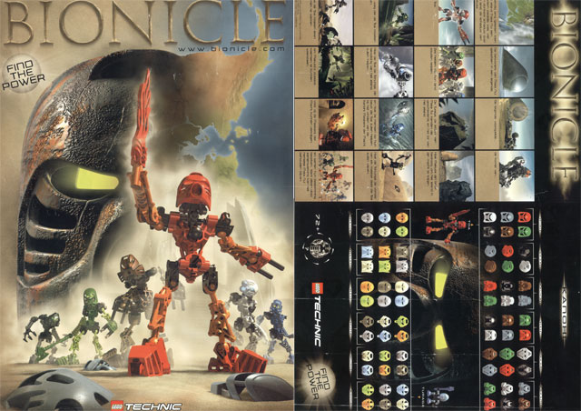 BIONICLE Poster, Mata Nui, Kanohi, 420 x 297 mm (Dutch)