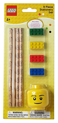 School Supply Set, 9 Piece Stationery Set