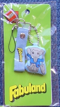 Mobile Phone Accessory, Strap with Fabuland Elephant pendant