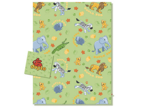 Bedding, Duvet Cover and Pillowcase (120 x 150 cm) - Duplo Animals