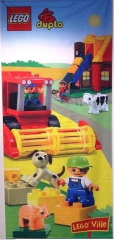 Display Flag Cloth, DUPLO LEGO Ville Farm Harvest