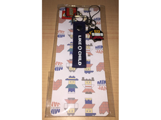 Mobile Phone Accessory, Strap with LIKE A CHILD Pattern