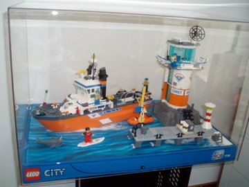 Display Assembled Set, City Set 7739 in Plastic Case