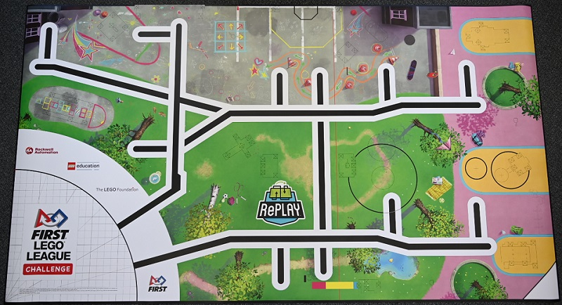 Playmat, FIRST LEGO League (FLL) - Set 45813 RePLAY